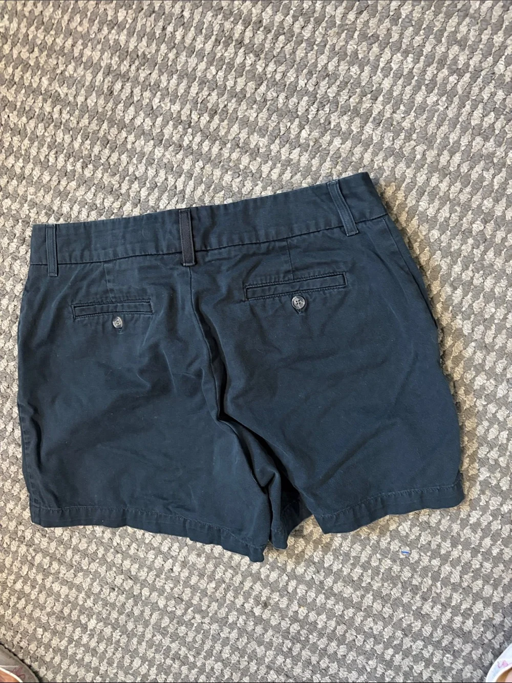 Lee Women's Dark Casual Chino Shorts Y2K Vtg 14M